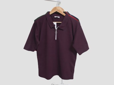 Colored t shirt for casual wear in breathable cotton fabric