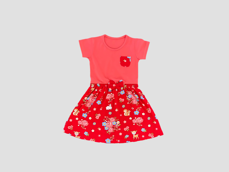 Kids skirt for girls in comfortable cotton fabric