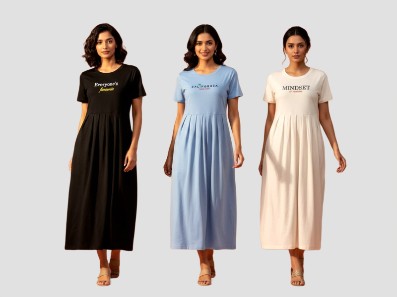 Women feeding wear for maternity and nursing comfort
