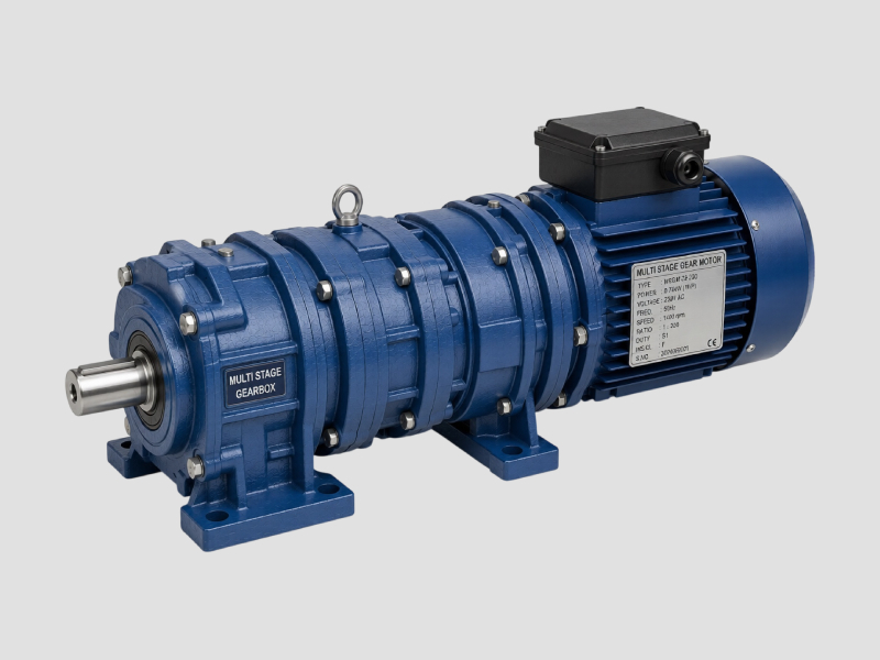 Multi-Stage Gearbox Motors