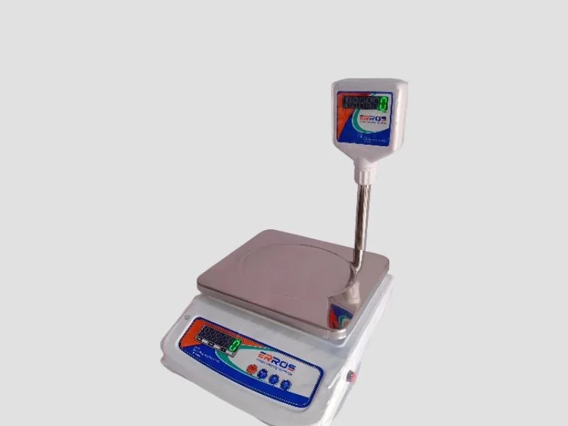 Adjustable Wooden Tabletop Scale For Home and Office Use