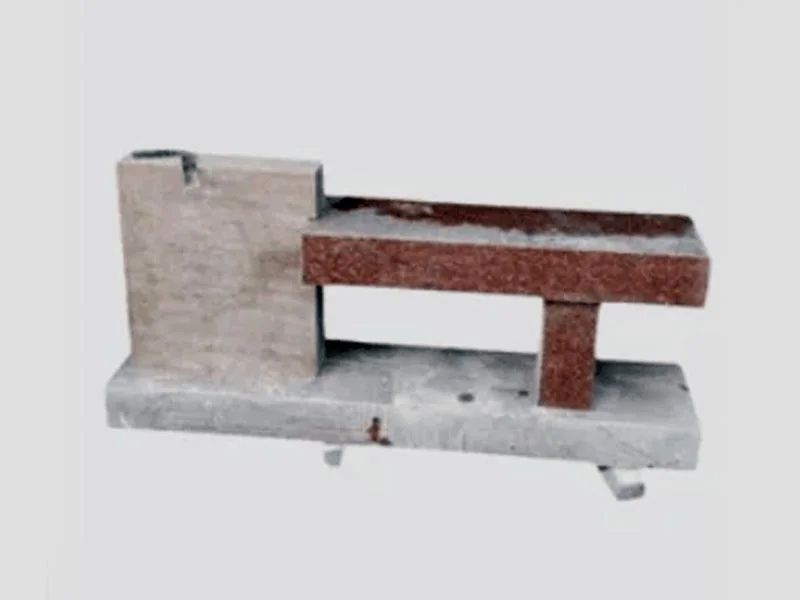 3 Seater Granite Bench – Outdoor Stone Bench for Public Spaces