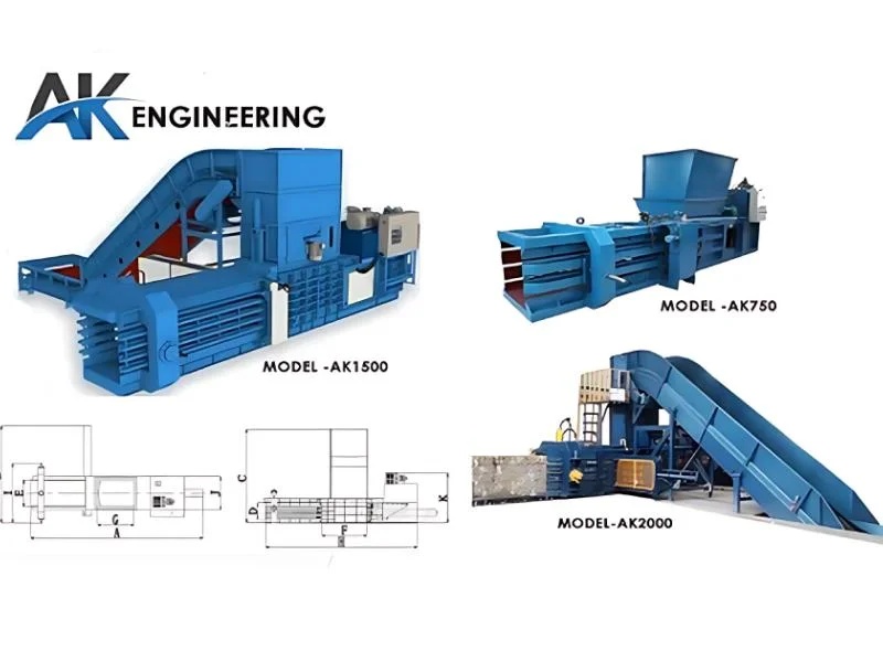 Hydraulic Baling Press