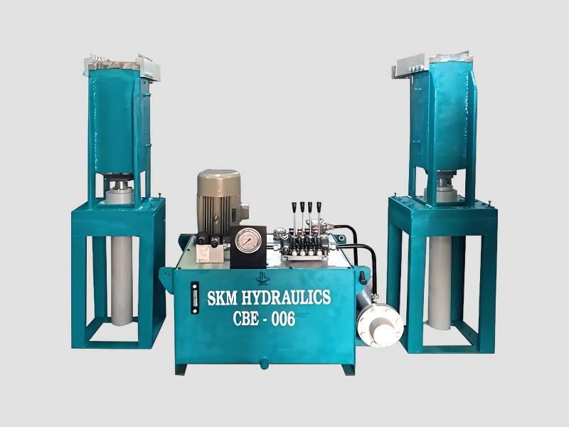 Lever Operated Interlock Brick Making Machine