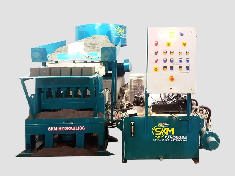 Semi Automatic Fly Ash Brick Making Machine