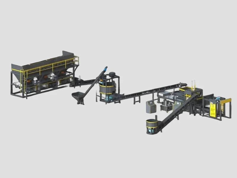 CT4 Automatic Multi-Block Machine Wth Color Mixer For Enhanced Concrete Manufacturing