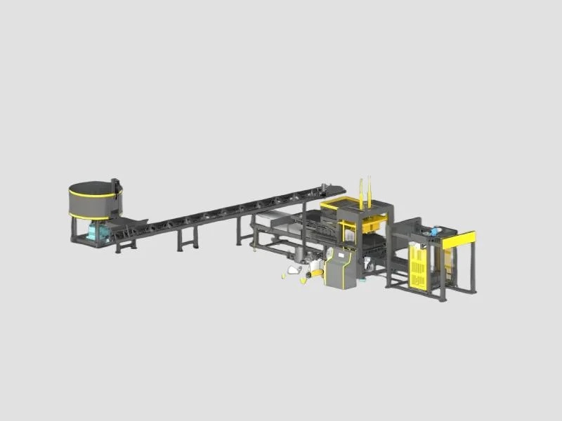 Semi-Automatic Multiple Block Machine CT6 For Durable Concrete Block Making