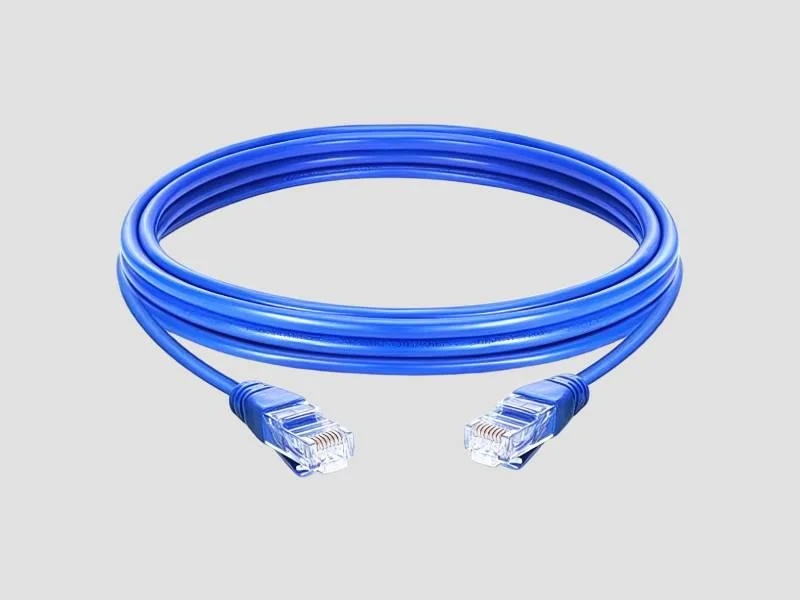 Commscope RJ45 Patch Cord, Category 6, UTP, Solid, Blue, 1 m