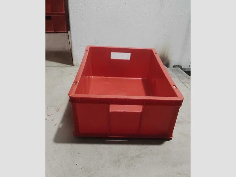 Reinforced Industrial Crate 500×325 mm — Plastic Material Handling Box | Royal Crate Hub, Chennai