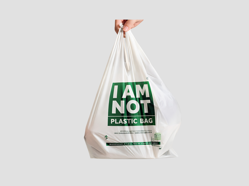 Bio Carry Bag 30 Microns 10x14 For Retail Packaging And Carry Applications
