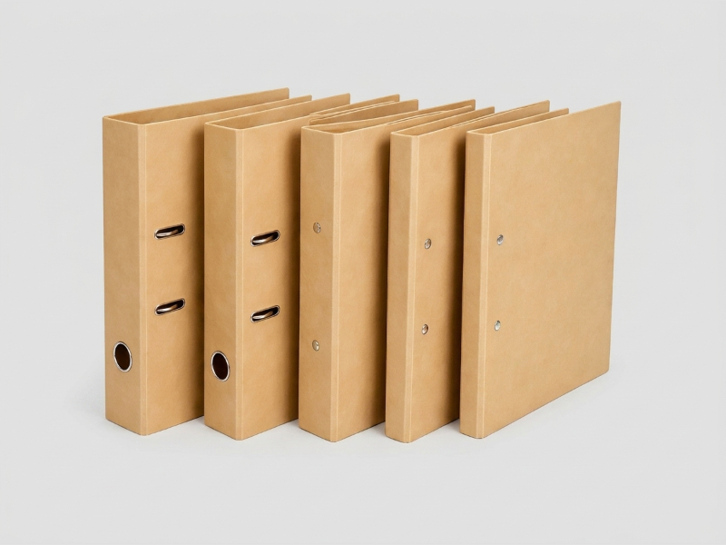 Brown Ring Thick A4 File Folder For Document Storage And Organization