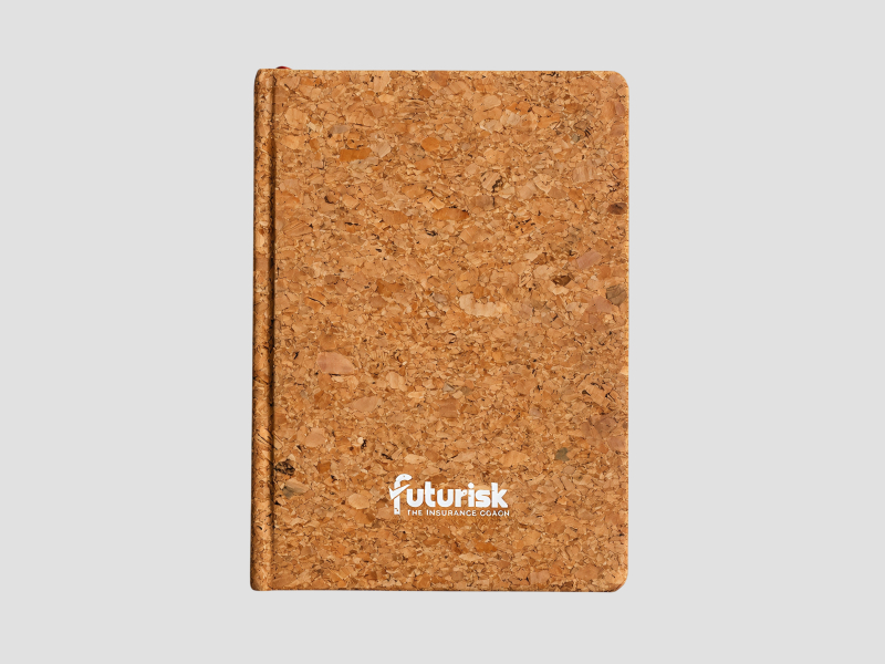 Cork Cover Hand Bind Diary For Eco Friendly Writing And Daily Planning