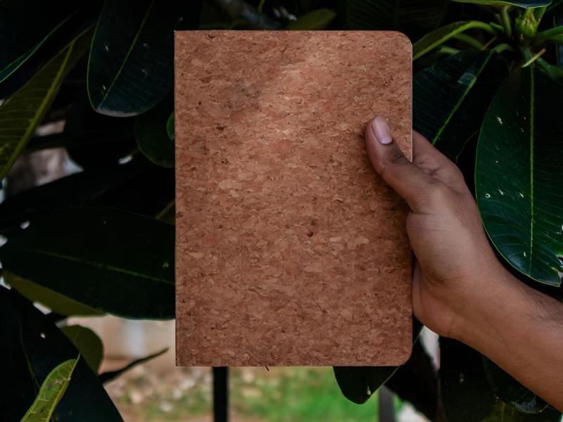 Eco-Friendly Cork Kraft Writing Journal For Daily Use