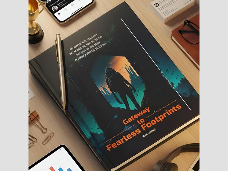 Achievement Journal Fearless Footprints For Personal Growth