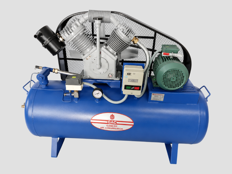 Heavy Duty V Twin Air Compressor Tank for Industrial Use