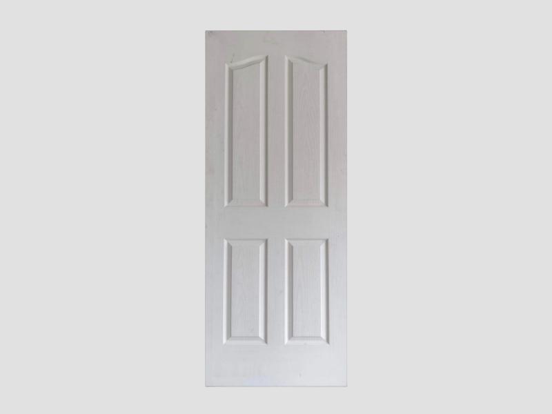 Interior 4 Panel White Skin Door Classic Residential Series For Homes