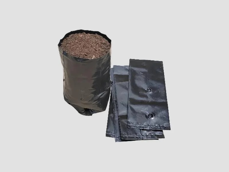 Black Plastic Nursery Bag for Agricultural and Nursery Use