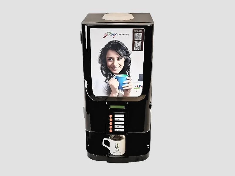 2 Lane Coffee Vending Machine for Office Beverage Use