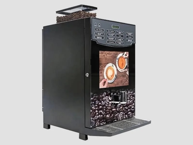 Bean To Cup Espresso Coffee Vending Machine For Office Use