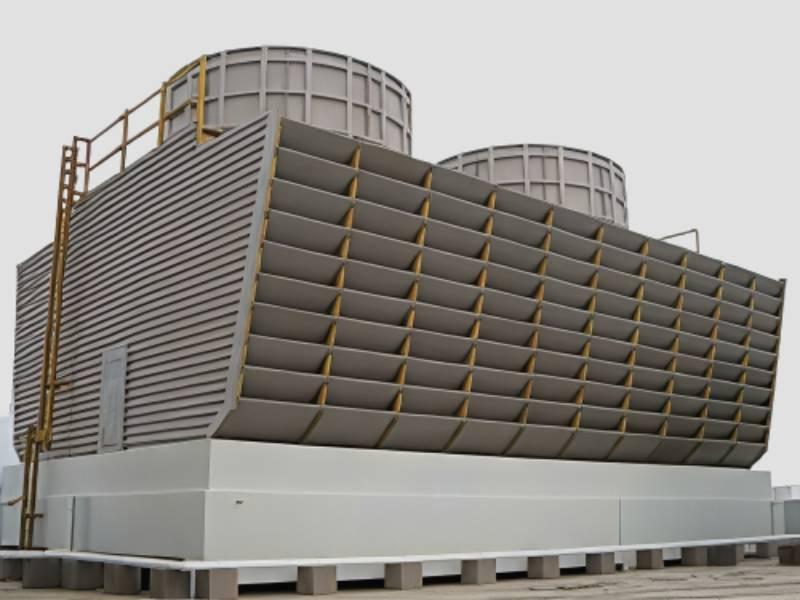 Induced Draft Wooden Cooling Towers Top Air Discharge System