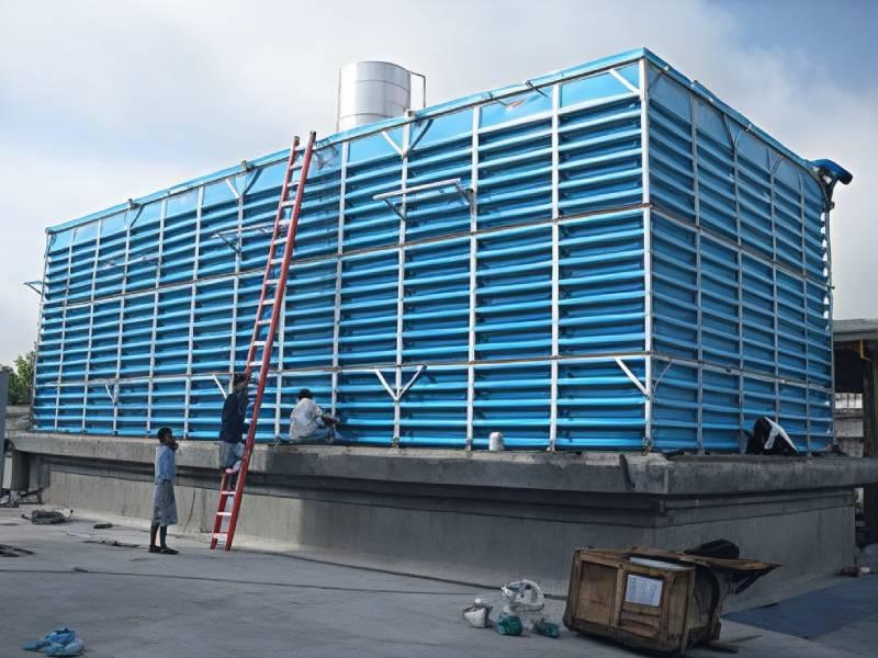 Natural Draft Cooling Towers Chimney Effect Large Capacity Cooling