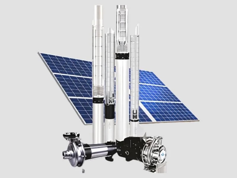 Solar Water Submersible Pumps Industrial Dual Power Operation