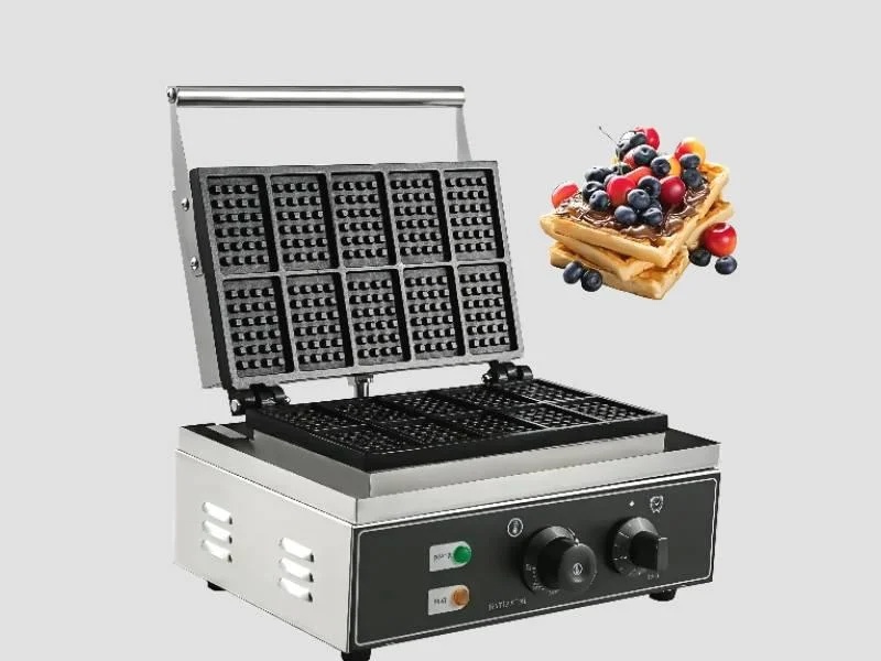 Biscuit Waffle Machine 10 Slots Nonstick