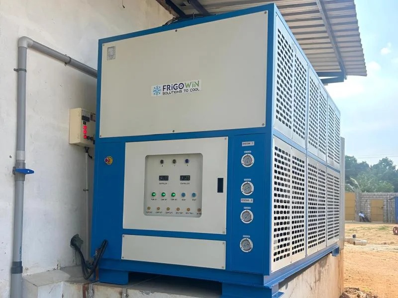 Air Cooled Scroll Chiller Energy Efficient Industrial Cooling Unit