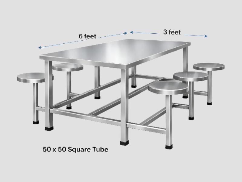 Commercial Canteen Dining Table Unit