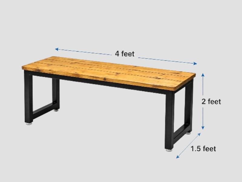 Dual Material MS SS Seating Desk