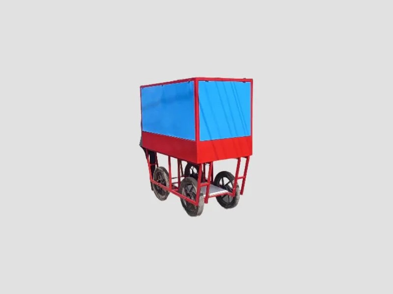 Food Wheels Commercial Serving Cart For Street Food