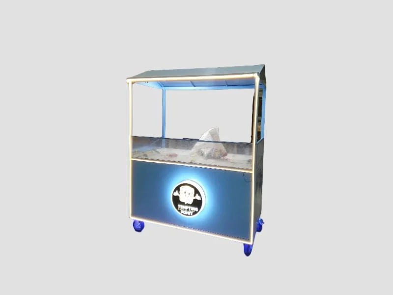 Food Wheels Heavy-Duty Commercial Serving Cart For Outdoor Kitchens