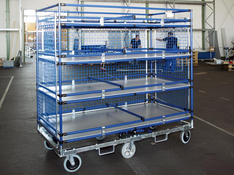 Heavy-Duty Material Movement Trolley
