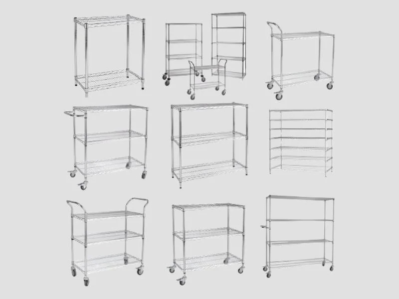 Stainless Steel Trolleys.