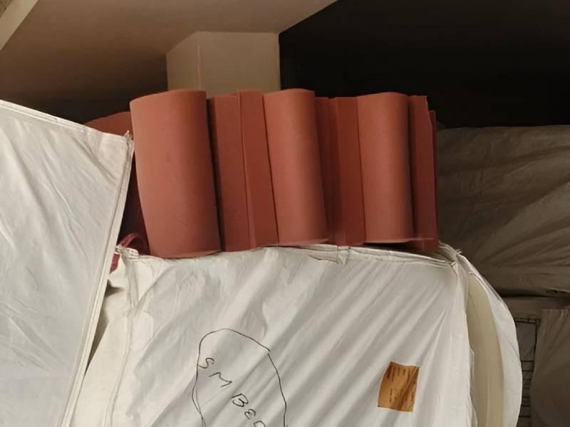 Red Cleaning Sponge - Durable Surface Cleaning Pad