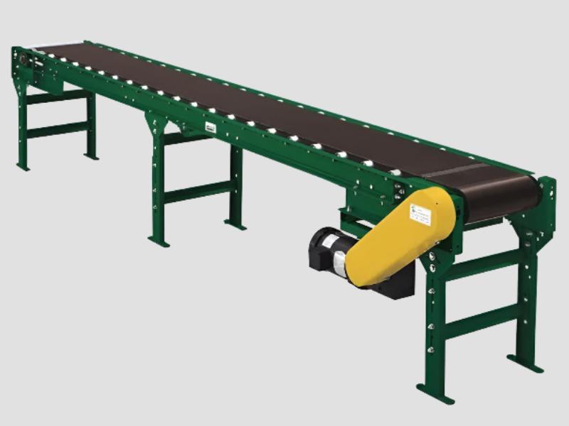 Roller Belt Conveyor 200 Kg Capacity for Warehouse Material Handling
