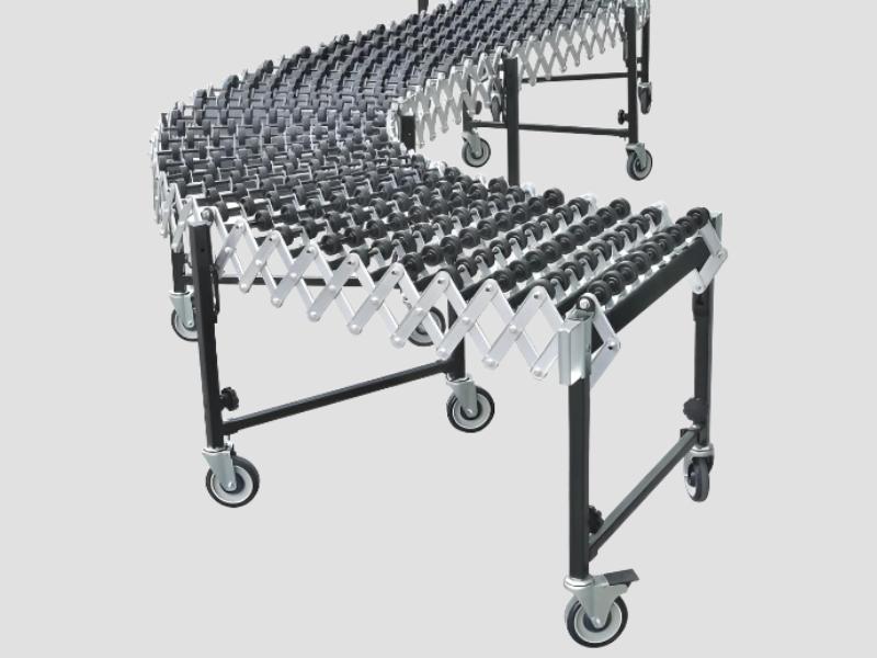 Skate Wheel Conveyor 50 Kg Per Feet Stainless Steel