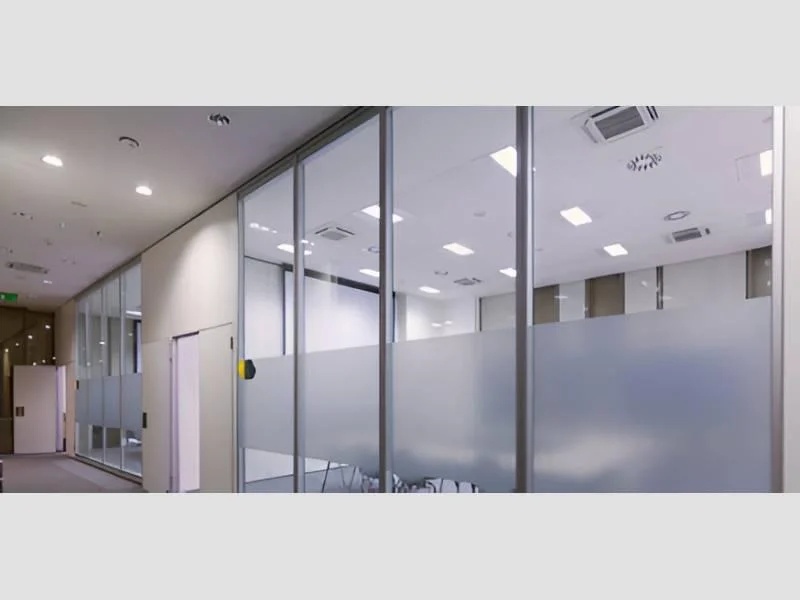 Electronic Switchable Frosted Glass for Privacy Interiors