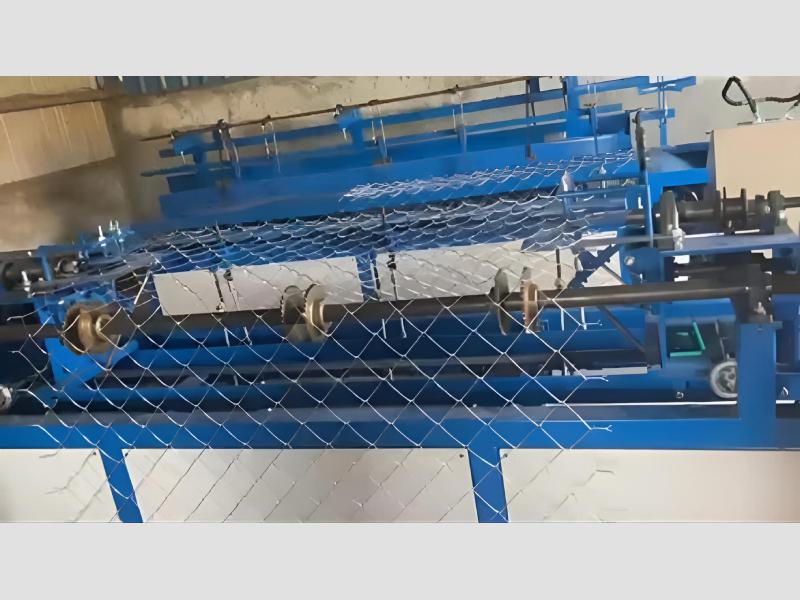 Automatic Chain Link Fencing Machine 100 Kg Per Hr for Industrial Use