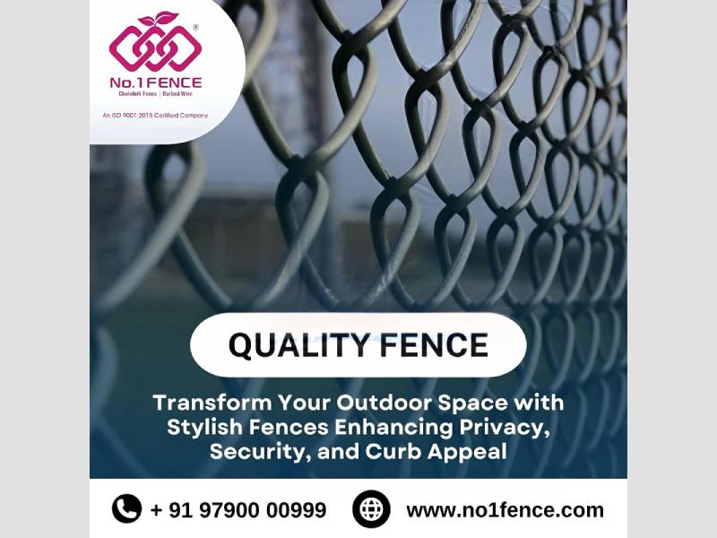 GI Chain Link Fence 1.5×1.5 Inch for Boundary Fencing Use 