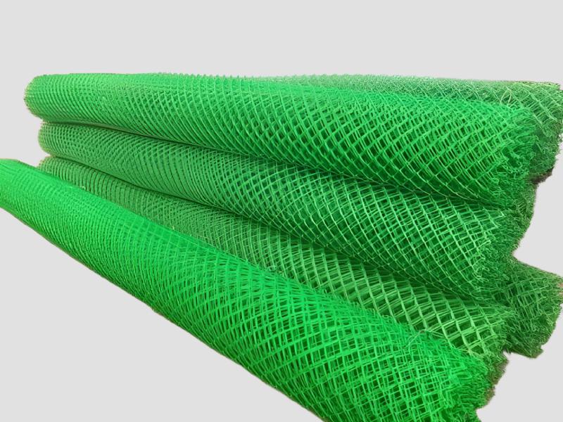 Green PVC Coated Chain Link Fence 3 –15 Ft GI Wire