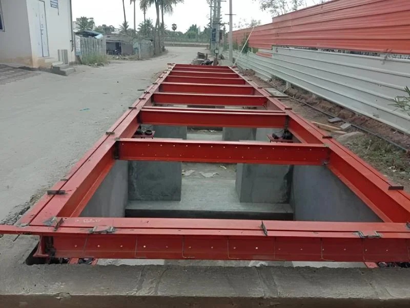 Concrete Pit Type Weighbridge 100 Ton Computerized