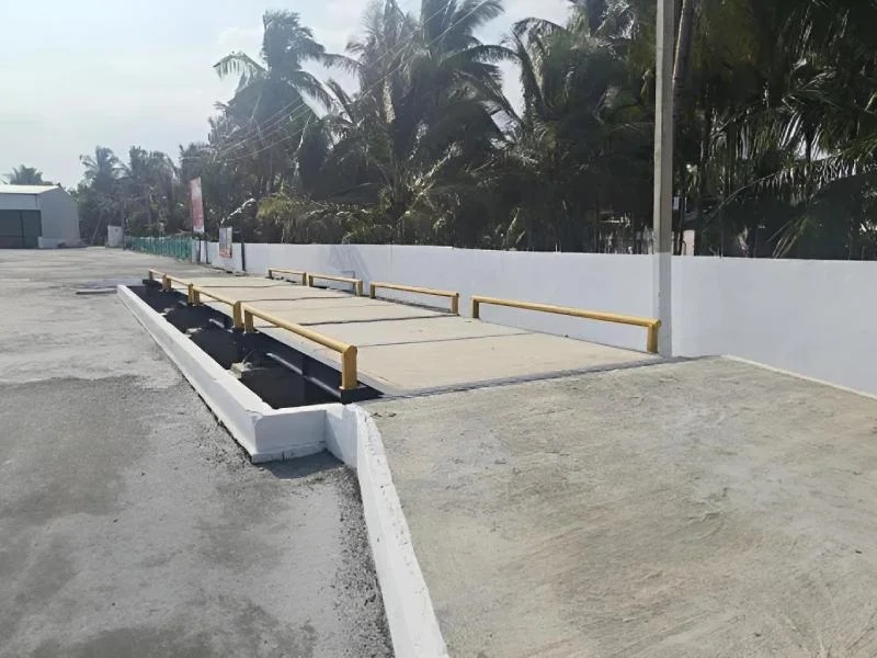Electronic Pitless Concrete Weighbridge 80 Ton
