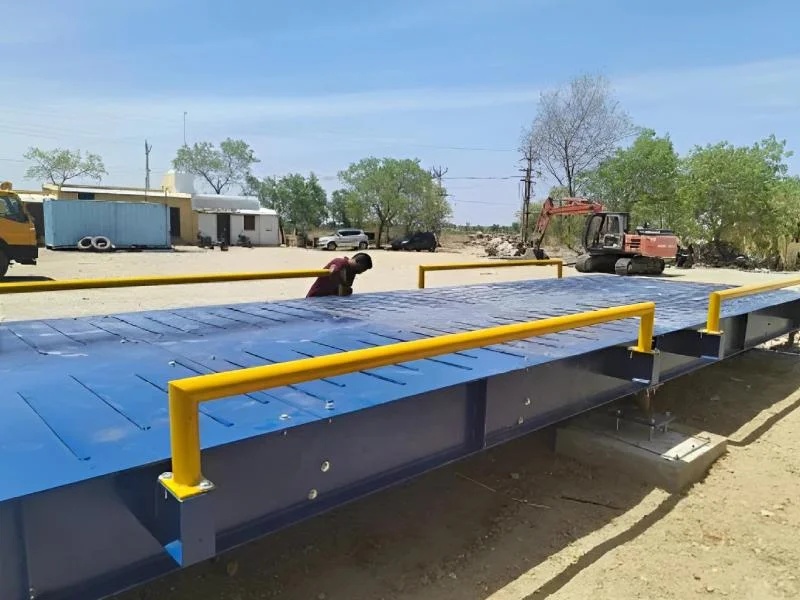 Readymix Plant Steel Weighbridge 80 Ton Electronic Type