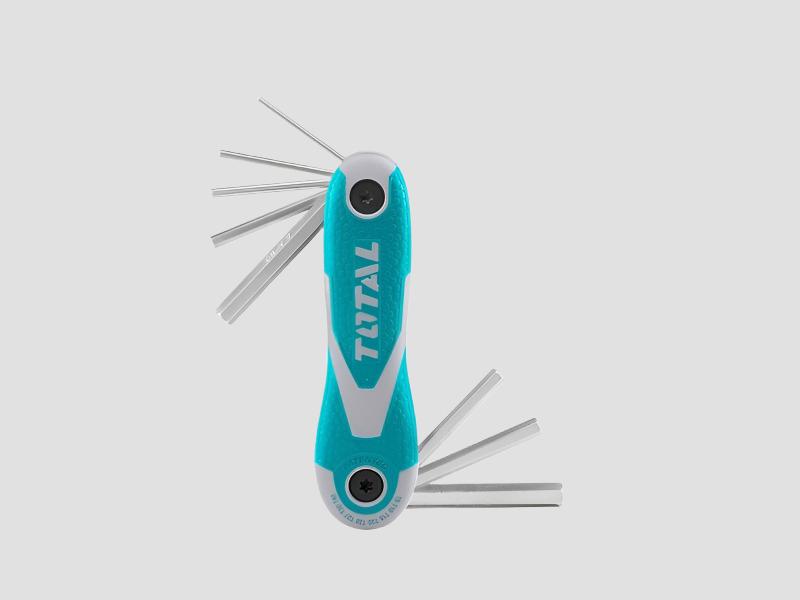 Total Cr-V Hex Key 8PCS Pocket Set - THT1061826