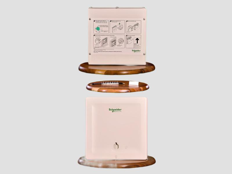 Acti9 SPN Distribution Board 6 Way Double Door Metal Schneider