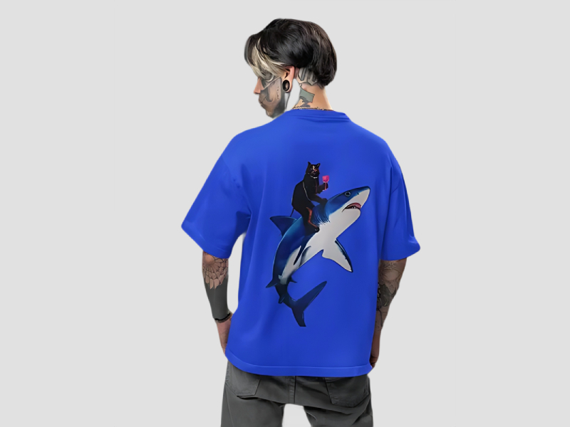 French Terry Oversized T Shirts