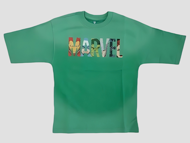 Green Kids Cotton T Shirt