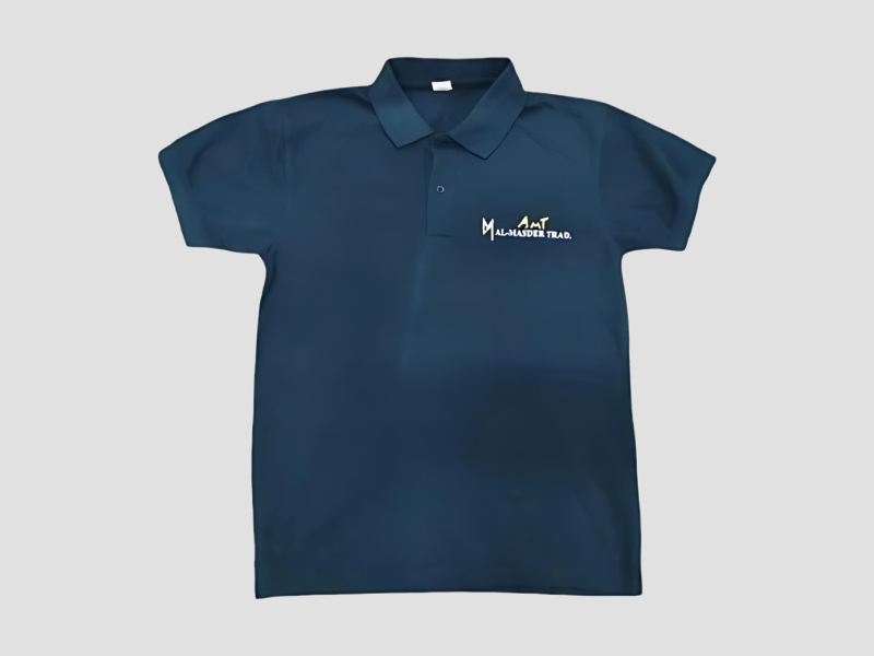 Navy Blue Men Corporate T Shirt For Professional Uniform Wear