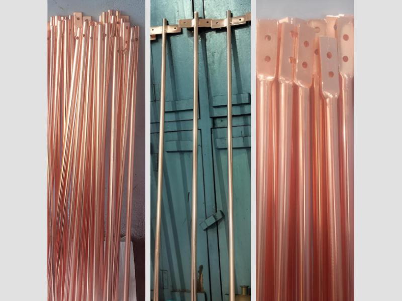 14mm Copper Bonded Grounding Rod for Electrical Systems - Available in 1m to 3m Lengths